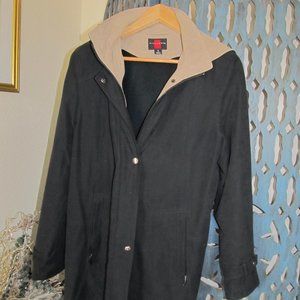 Black All Weather Jacket with zip out liner NWOT